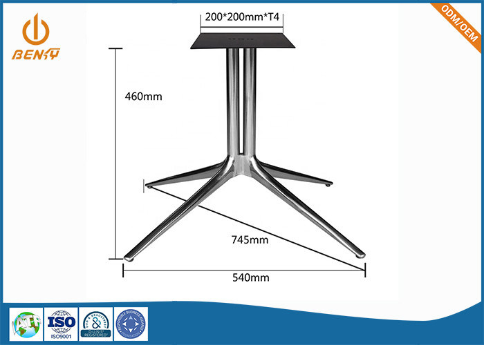 OEM الألومنيوم ADC12 قطع غيار أثاث المكاتب طاولات القهوة المعدنية